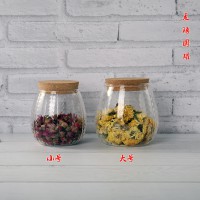 密封罐家用廚房收納盒透明茶葉罐食品五谷雜糧帶蓋玻璃瓶子儲(chǔ)物罐