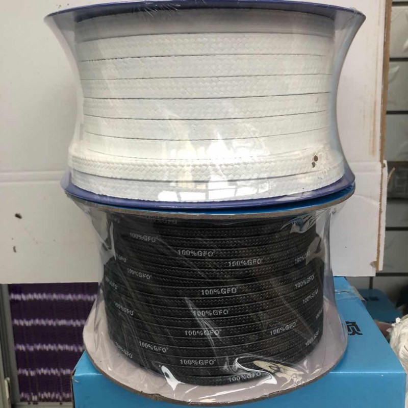 黑白四氟盤根，鎳絲石墨盤根廠家