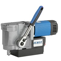 小型臥式磁力鉆，管道鉆孔選用鋼板鉆FE36S