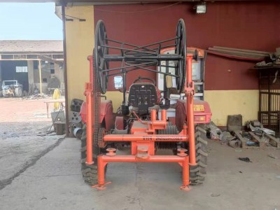 504拖拉機絞磨 704拖拉機牽引機 加裝液壓支腿